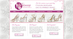 Desktop Screenshot of princessbridalshoes.com